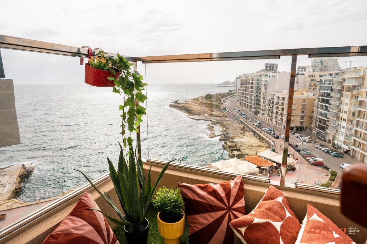 Amazing Seafront Duplex Apartment Sliema Exterior foto