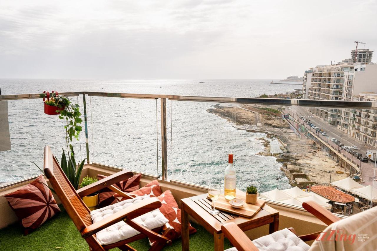 Amazing Seafront Duplex Apartment Sliema Exterior foto