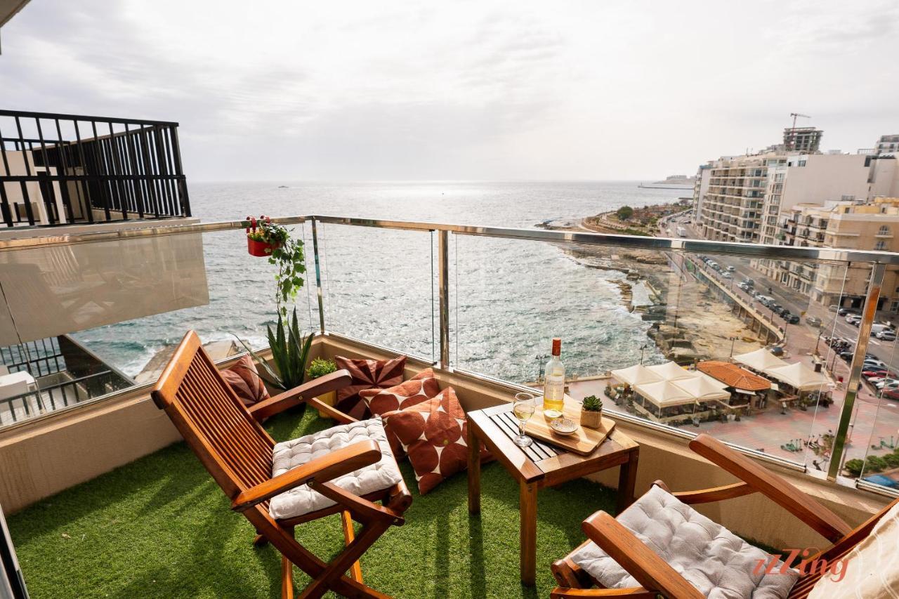 Amazing Seafront Duplex Apartment Sliema Exterior foto